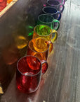 Colored Glass coffee cup