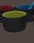 Matte Black/ Color Interior Salsa Bowl